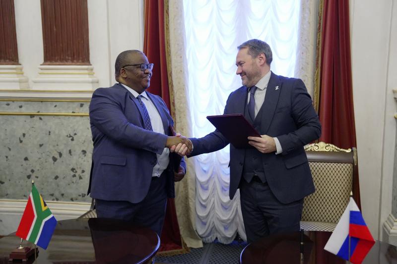 Санкт-Петербург расширяет сотрудничество с ЮАР